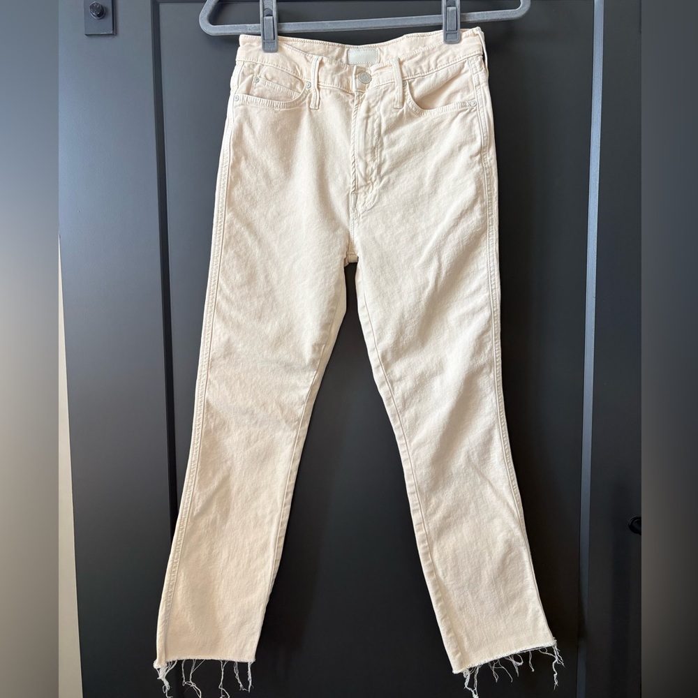 MOTHER Rascal High Waisted, Ankle Fray Jeans - Picture 2 of 8